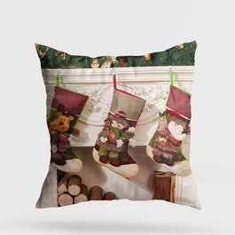 Aberto Design YY202319 Cojín de Lujo 43x43 cm, Mezcla Algodón y Poliéster para Máximo Confort y Estilo, Elegante y Duradero